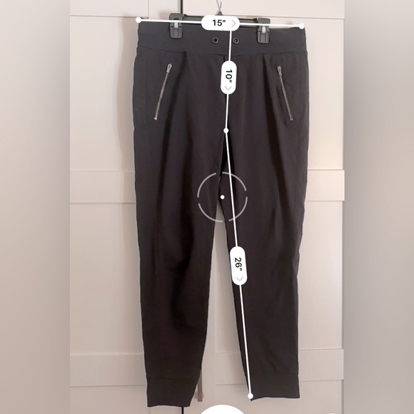 ATHLETA Trekkie North High Rise Active Ankle Jogger in Black Size 8 - Picture 4 of 7